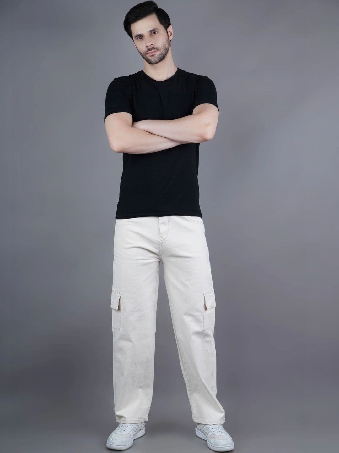 Metronaut Men Classic Relaxed Fit Mid-Rise Stretchable Jeans thumbnail 4