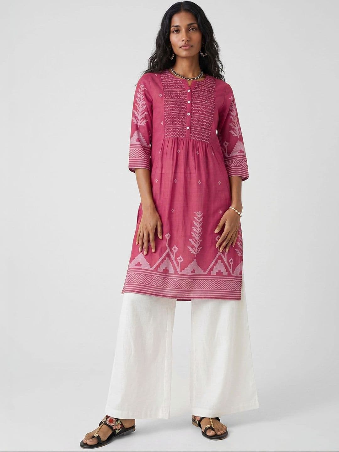 max Women Ethnic Motifs Printed Indie Prints Kurta thumbnail 2