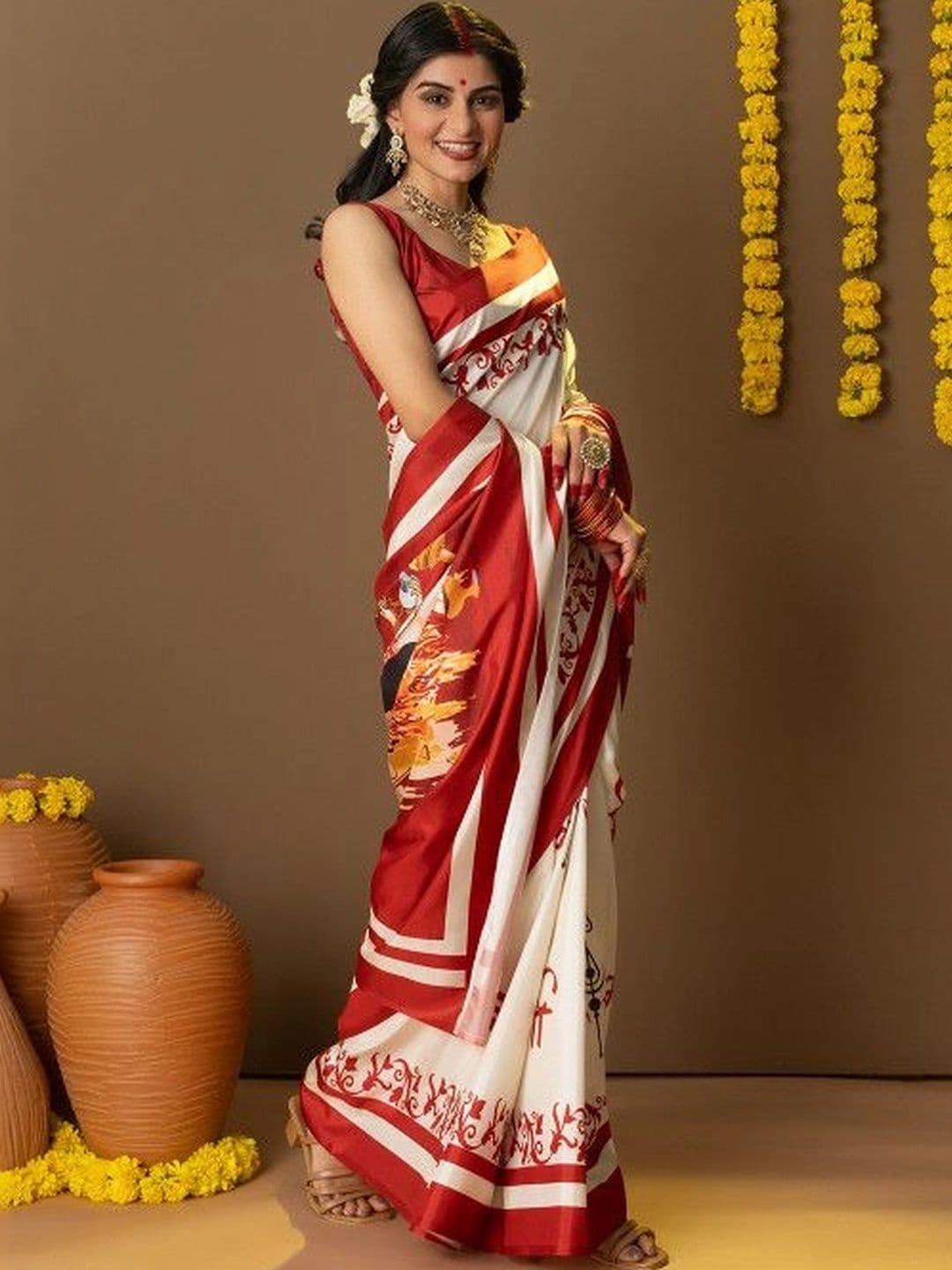 SZN   Pure Cotton Saree thumbnail 5