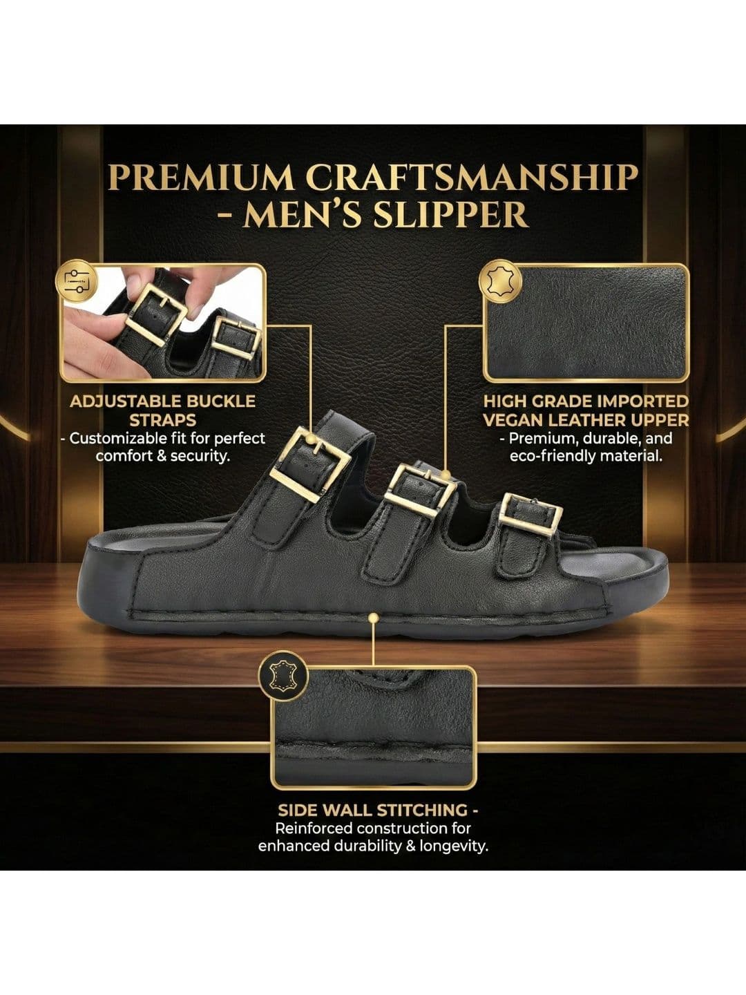 BINUTOP Men Comfort Sandals thumbnail 2