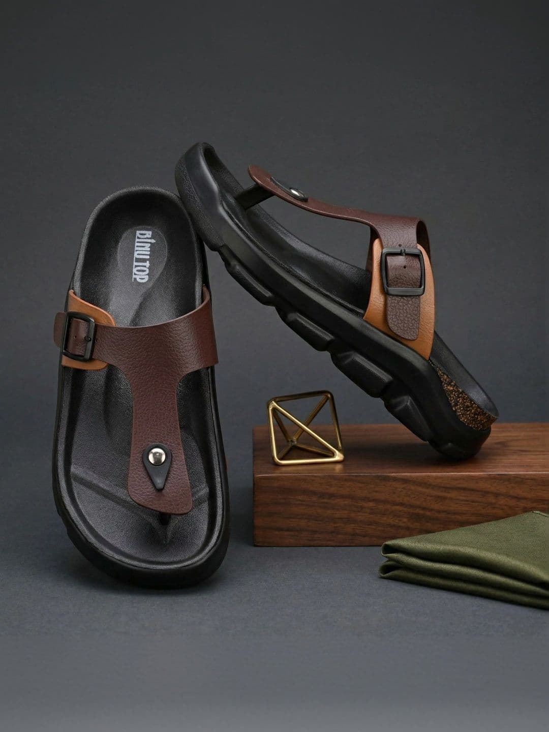 BINUTOP Men Comfort Sandals thumbnail 4