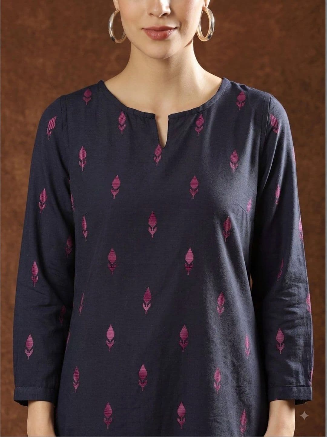 CHIRAAI Women Ethnic Motifs Printed Regular Pure Cotton Kurta with Patiala & With Dupatta thumbnail 4