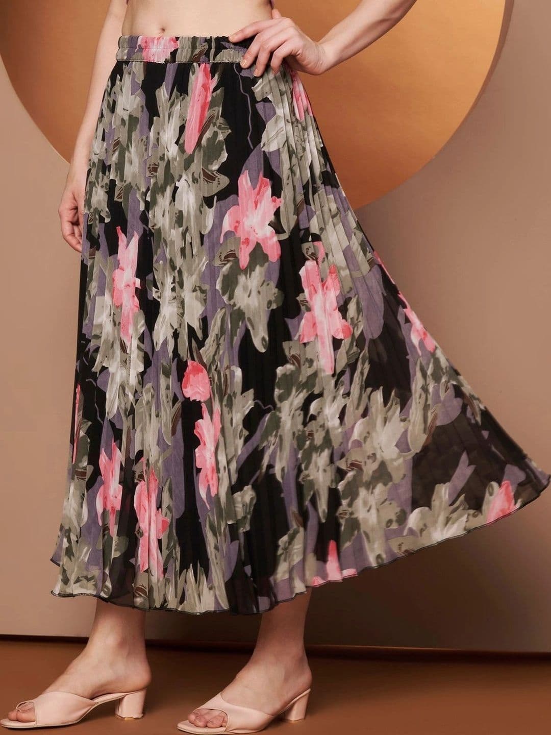CORSICA Women Floral Midi Flared Skirt thumbnail 6