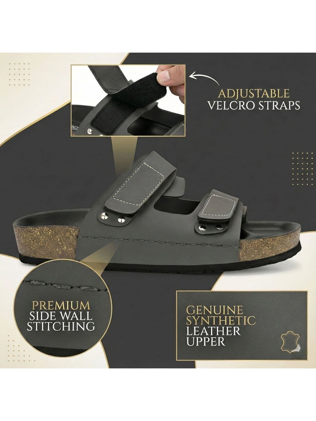 BINUTOP Men Comfort Sandals thumbnail 5