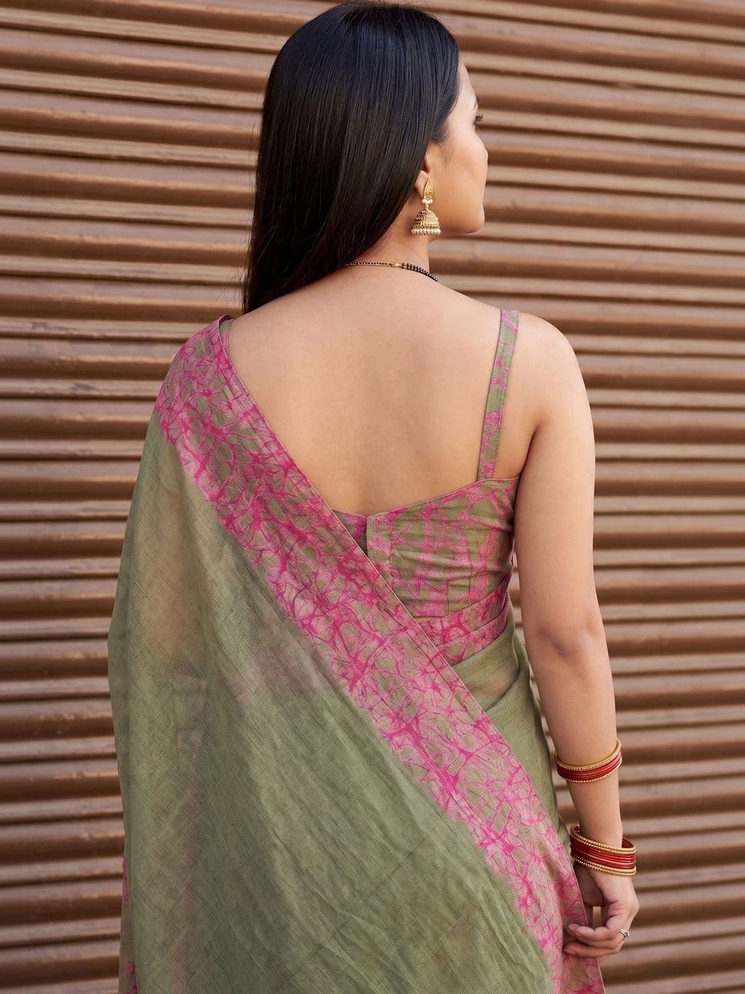 BOLOKA Poly Georgette Designer Saree thumbnail 4