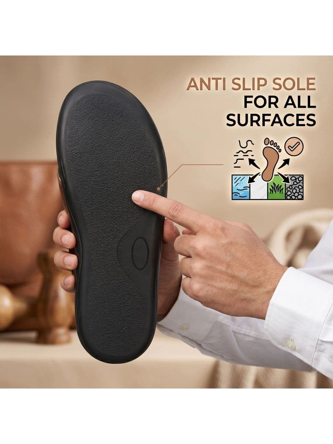 BINUTOP Men Comfort Sandals thumbnail 2