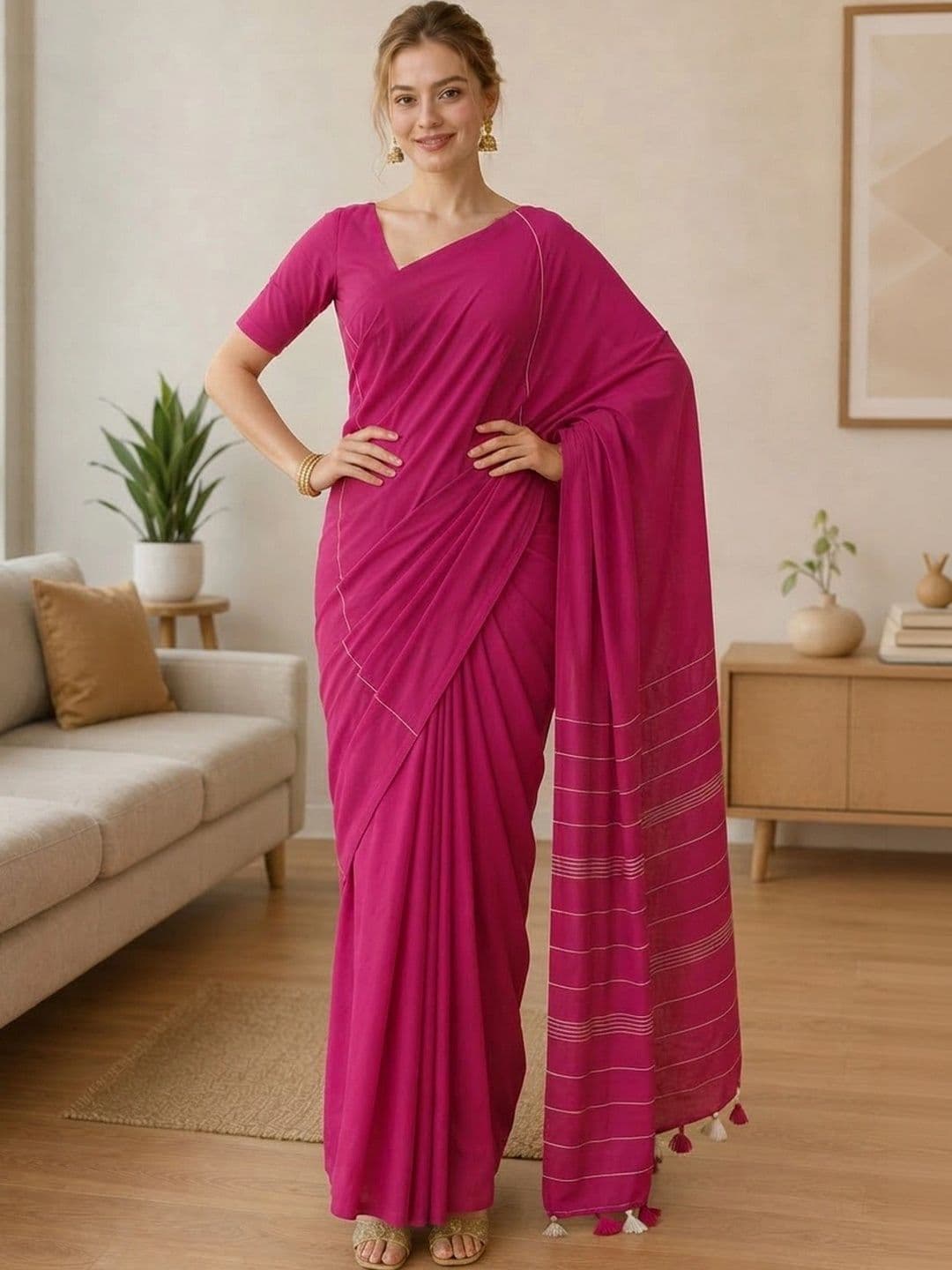 Saatika Khadi Saree - view 1