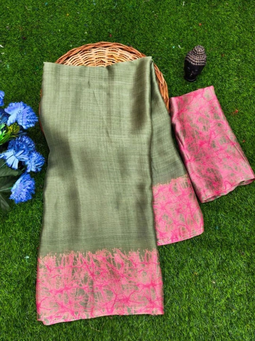 BOLOKA Poly Georgette Designer Saree thumbnail 5