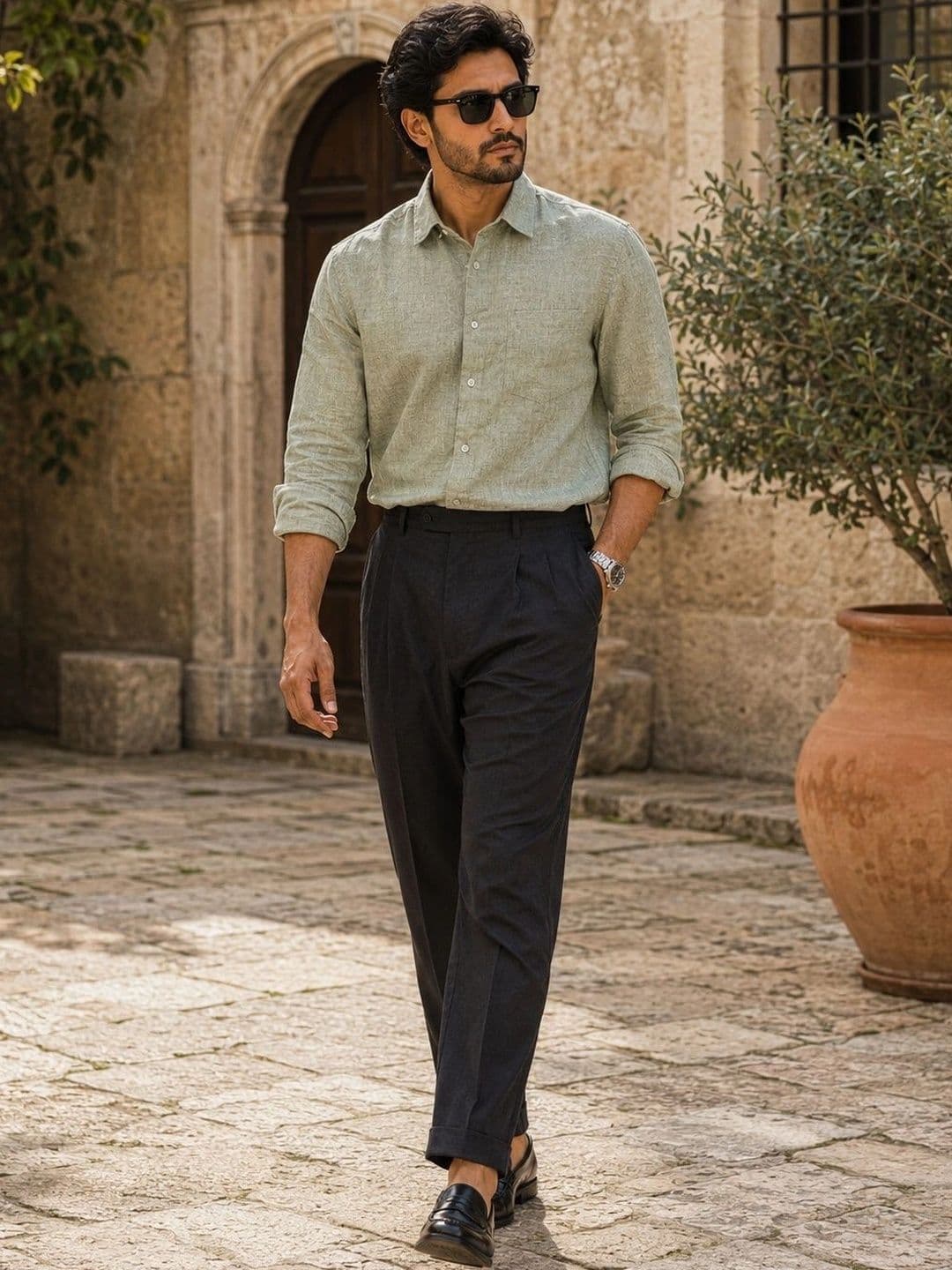 Threadsky Men Classic Casual Shirt thumbnail 3