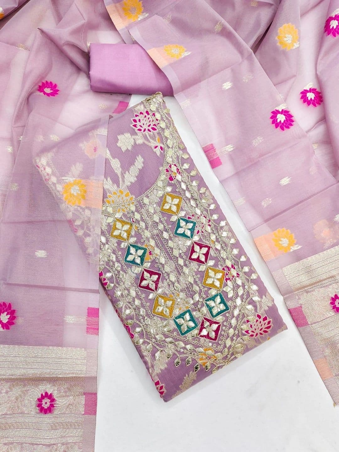 TAVAS Unstitched Dress Material thumbnail 2