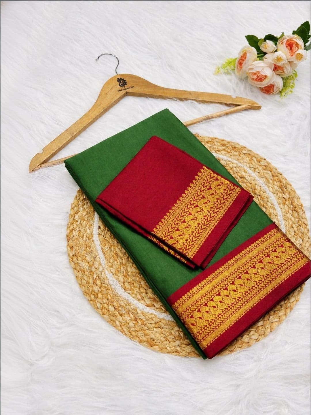 BOLOKA Zari Designer Narayan Peth Saree thumbnail 4