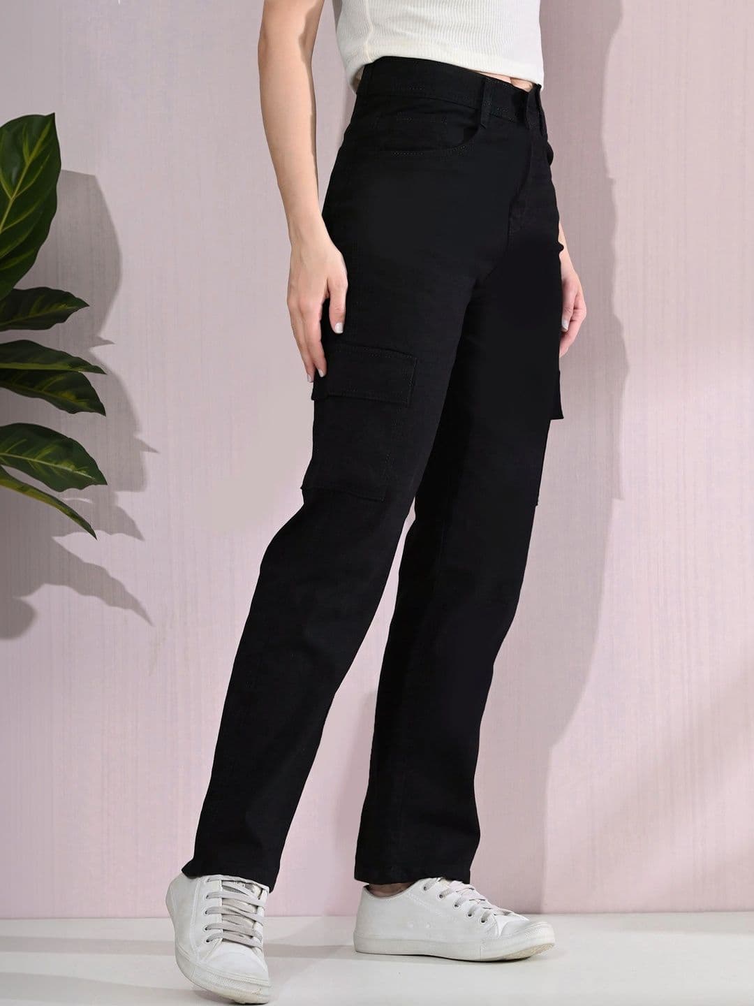 Mast & Harbour Women Classic Regular Fit Mid-Rise Stretchable Jeans - view 1