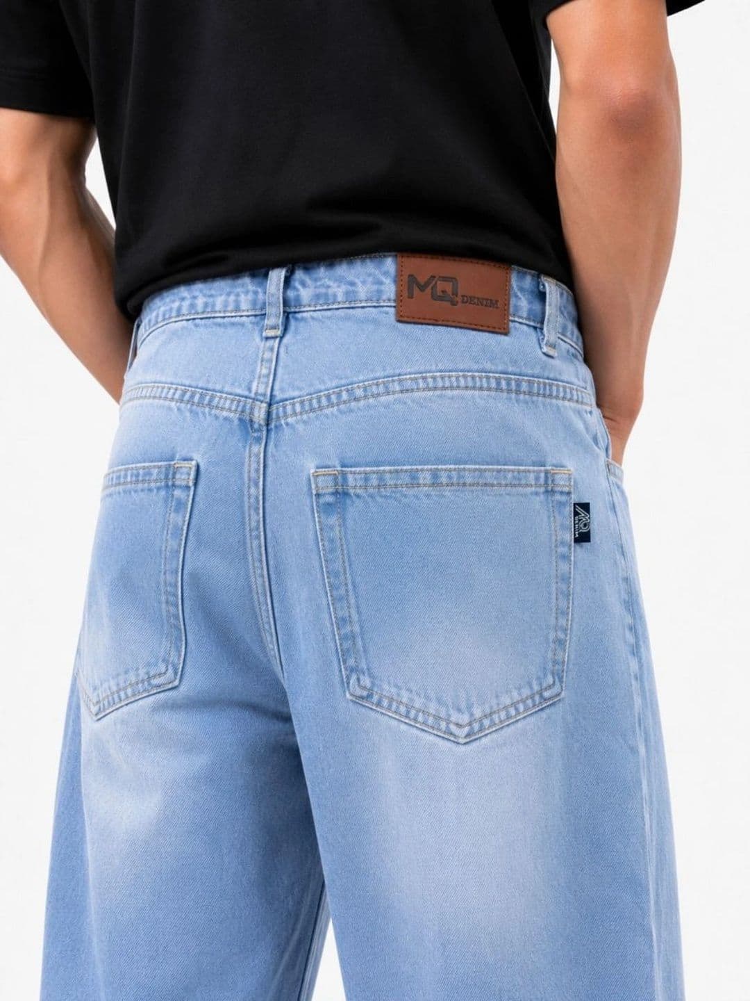 MQ Denim Men Straight Fit Mid-Rise Light Fade Jeans thumbnail 2