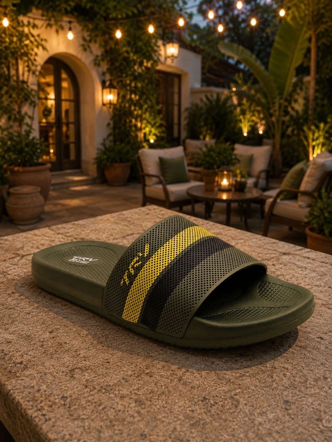 TRV Men Striped Flip Flop Sliders thumbnail 9