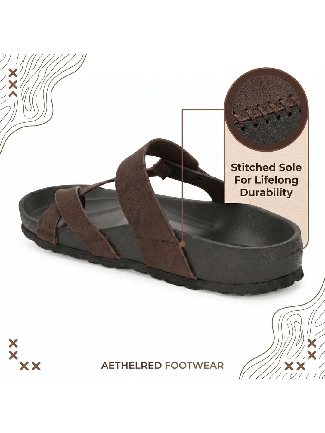 BINUTOP Men Comfort Sandals thumbnail 2