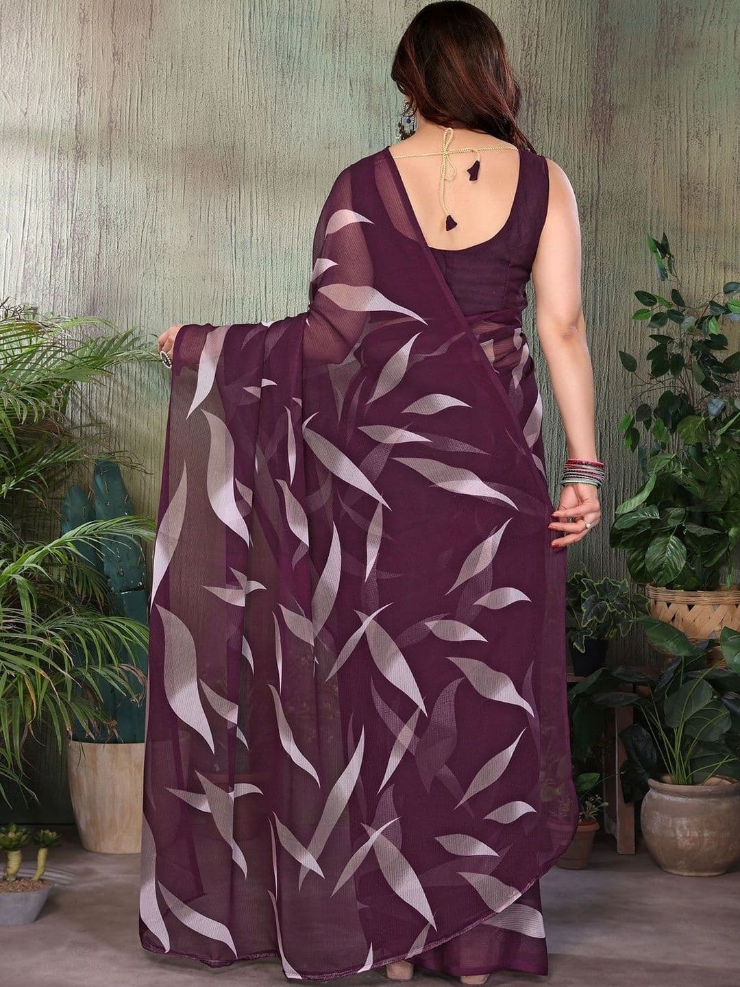 SZN Pure Georgette Saree thumbnail 3