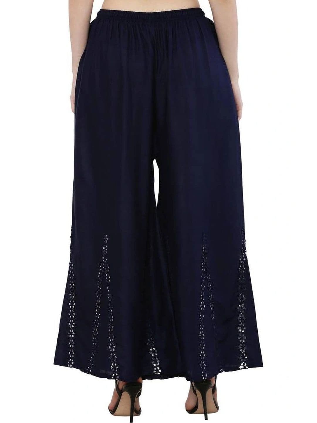 Meyara Women Embellished Knitted Ethnic Palazzos thumbnail 5
