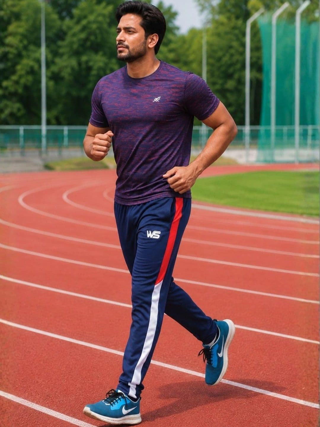 WORLD SPORTS Men Regular Fit Colourblocked Training Track Pants thumbnail 5