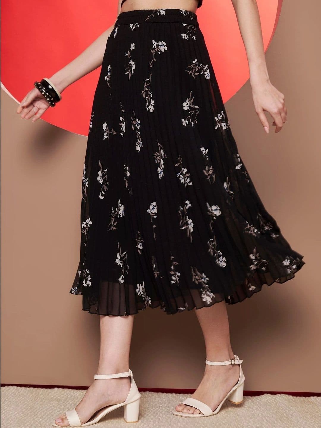 CORSICA Women Floral Midi A-Line Skirt thumbnail 4