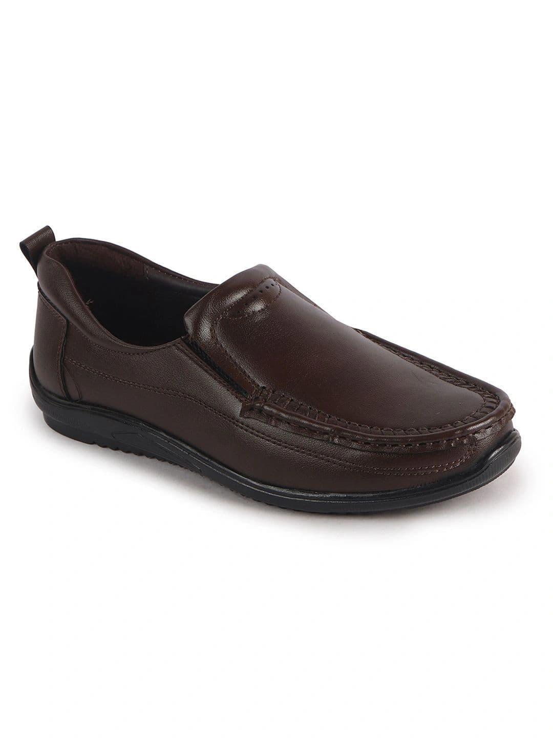 FAUSTO Men PU Round Toe  Loafers Formal Shoes thumbnail 2