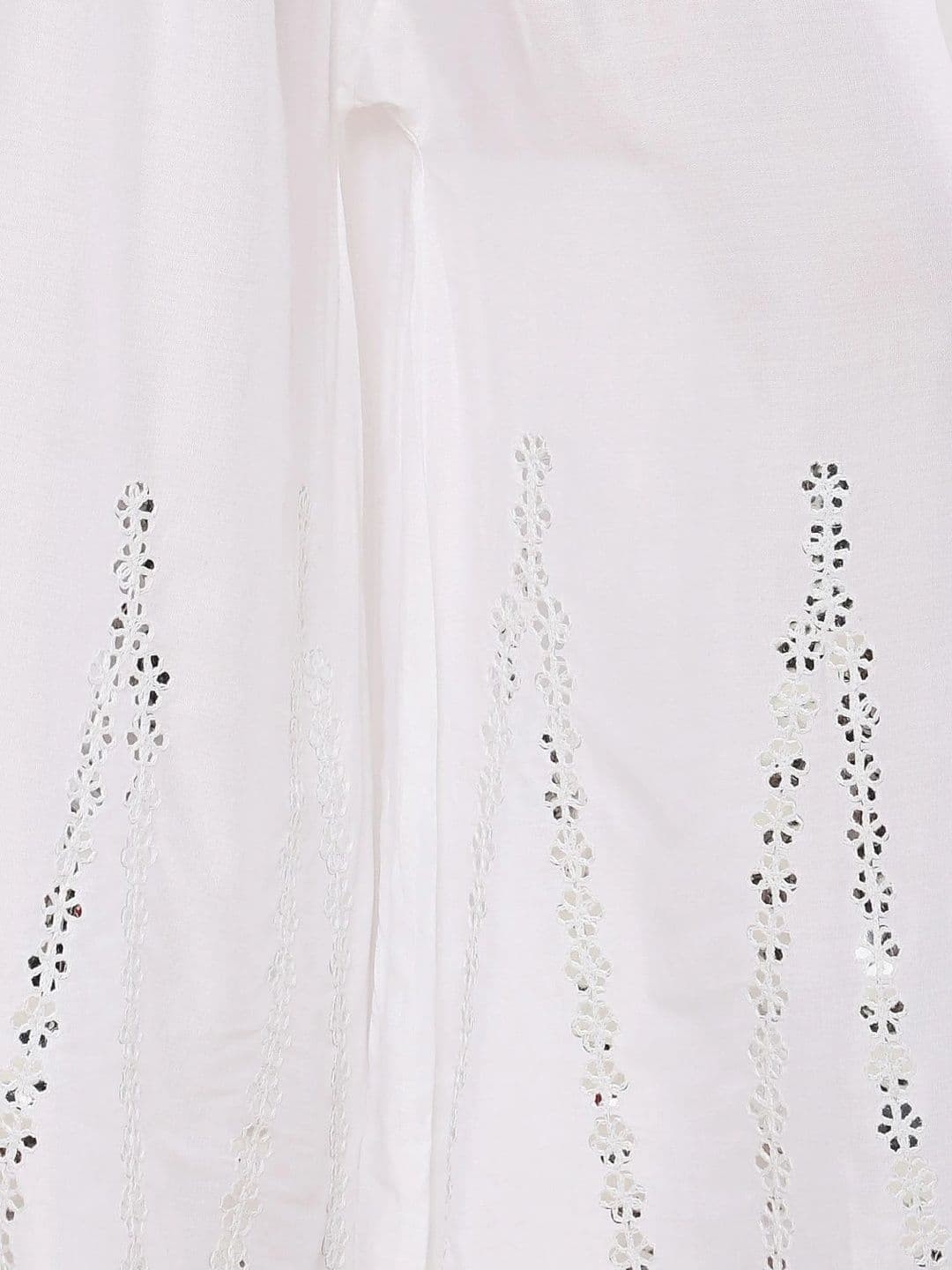 Meyara Women Ethnic Motifs Embroidered Knitted Ethnic Palazzos thumbnail 3