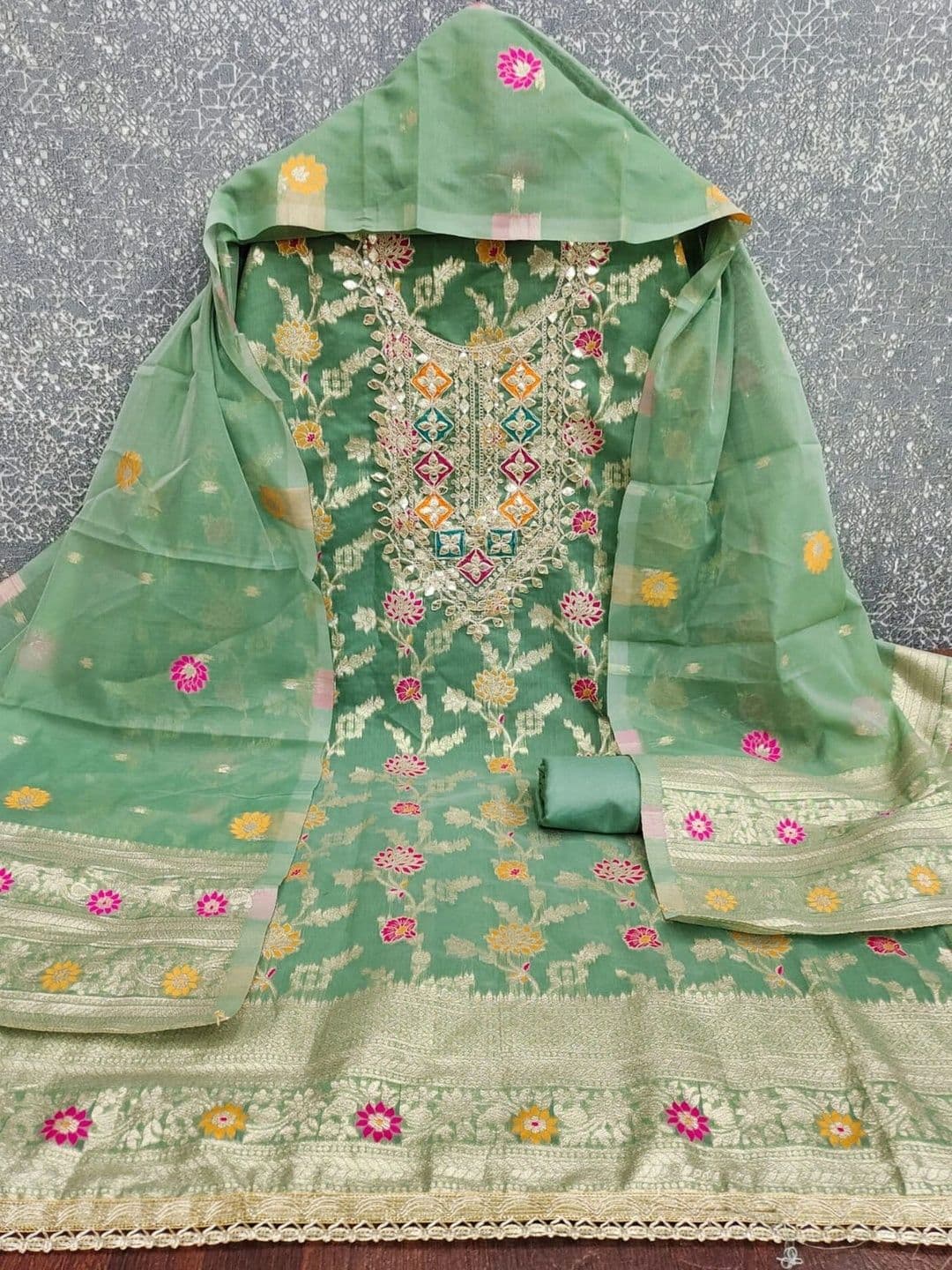 TAVAS Unstitched Dress Material thumbnail 2