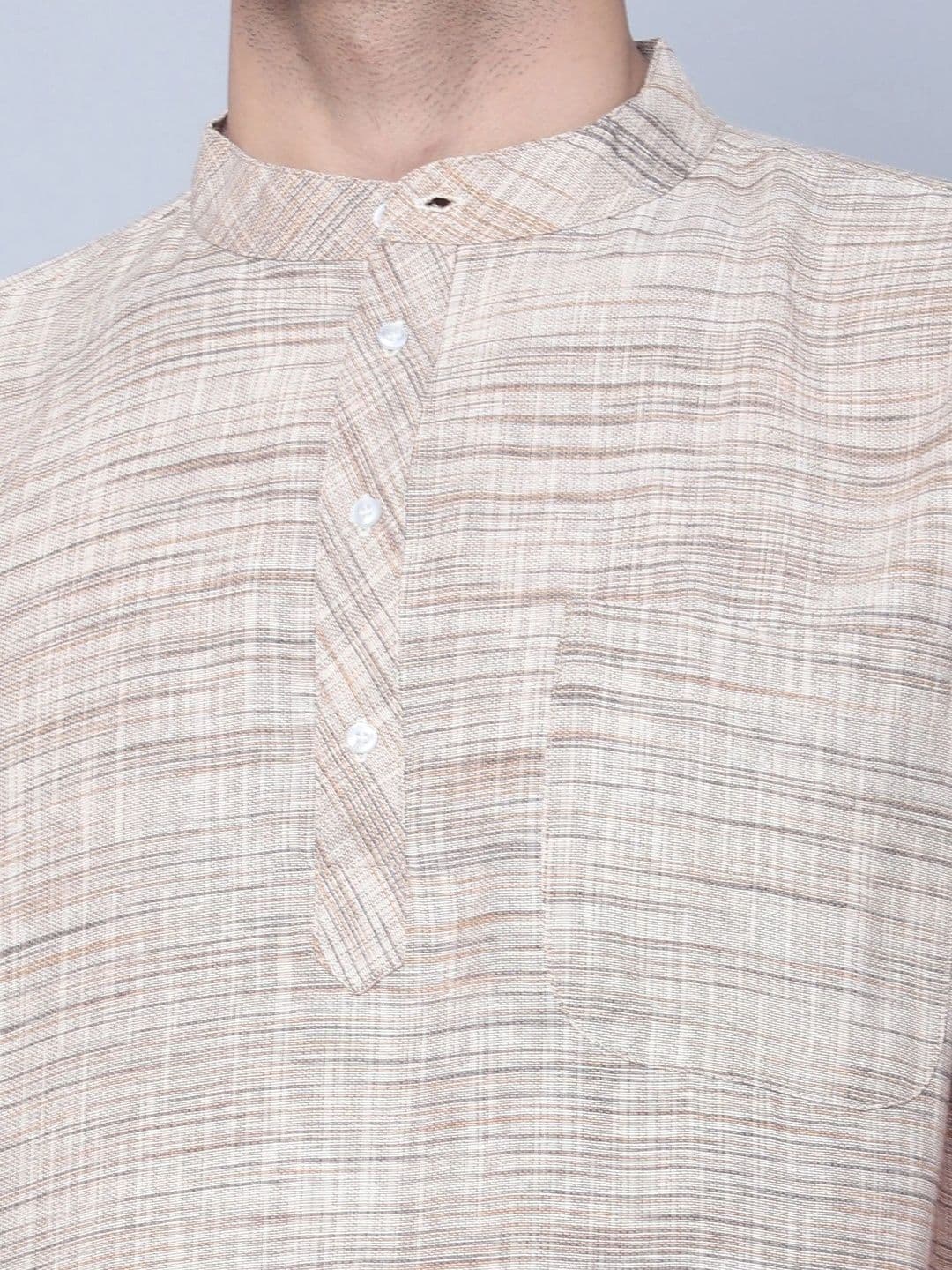 Latest Chikan Garments Men Khadi Kurta thumbnail 6