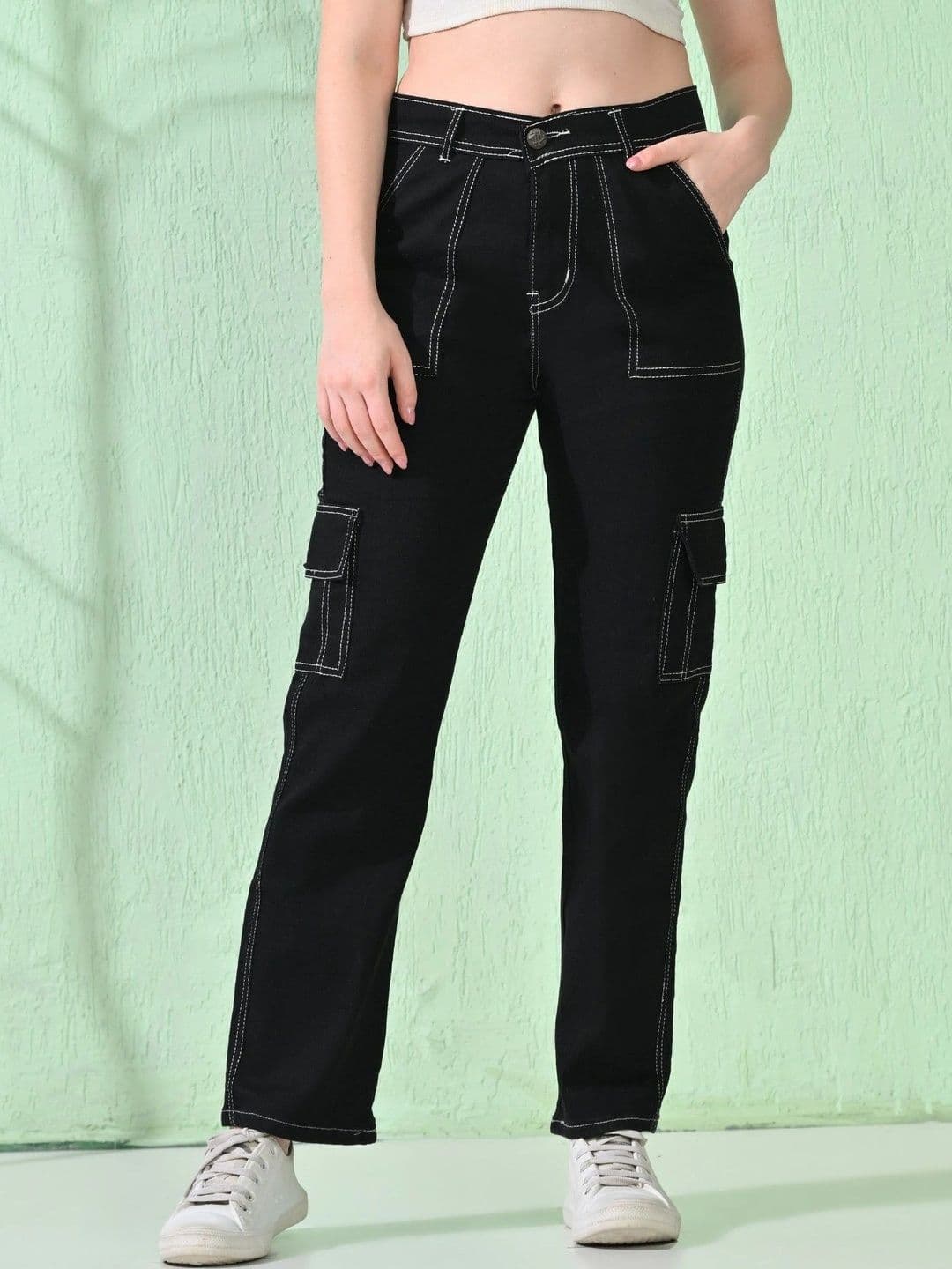 Encrypt Women Classic Regular Fit Mid-Rise Stretchable Jeans - view 1