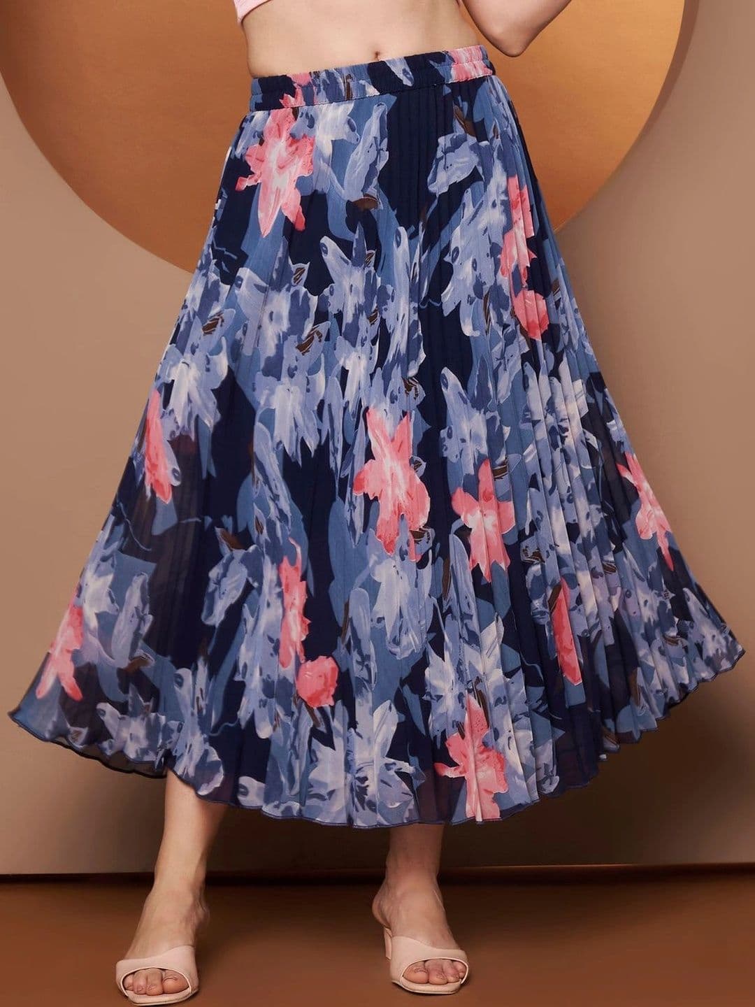 CORSICA Women Floral Midi Flared Skirt - view 1