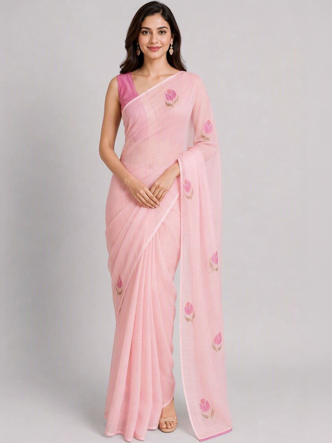 Saatika Embroidered Saree - view 1