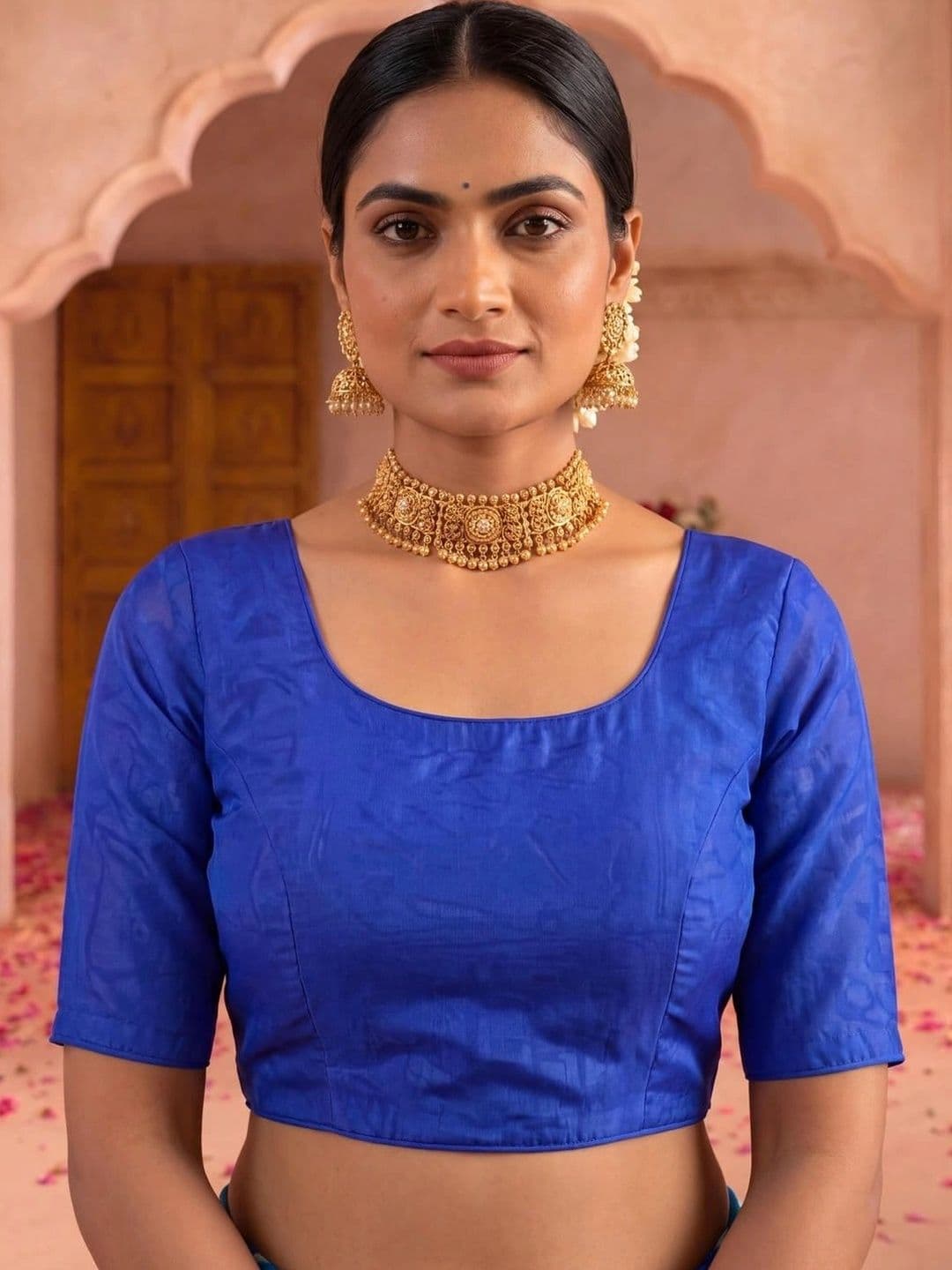 SAMANTHA Leheriya Poly Georgette Leheriya Saree thumbnail 6