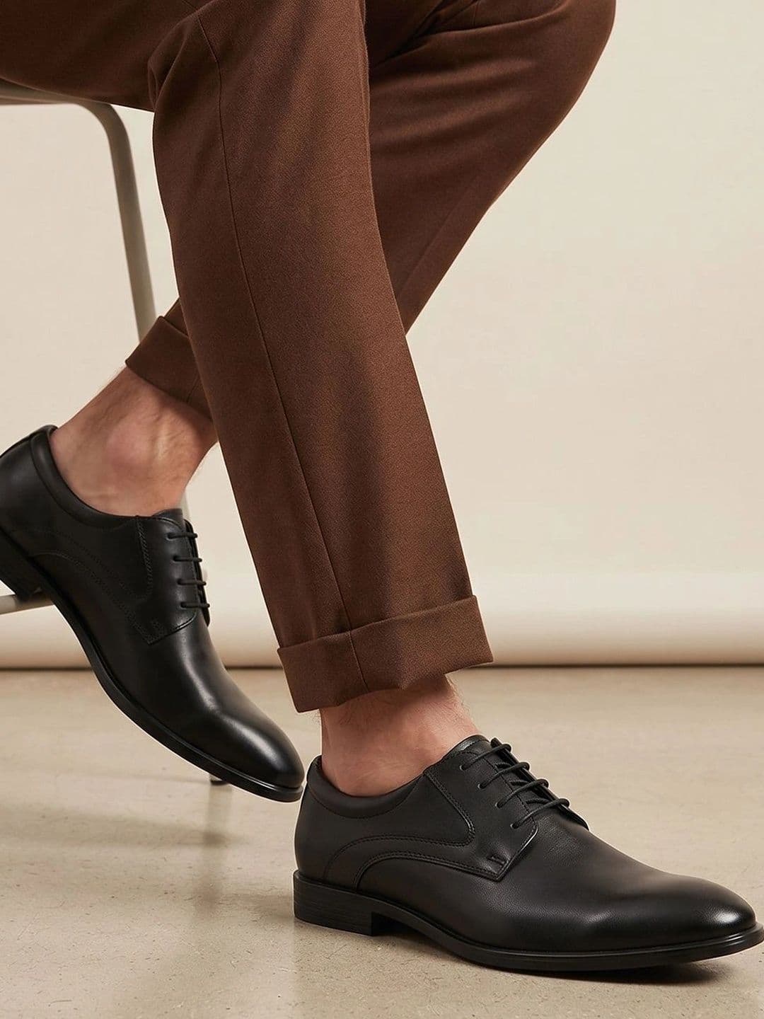 HERE&NOW Men Round Toe Formal Derbys - view 1