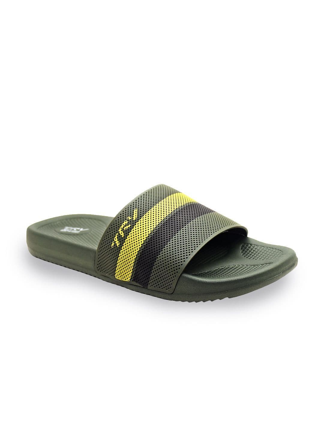 TRV Men Striped Flip Flop Sliders thumbnail 8