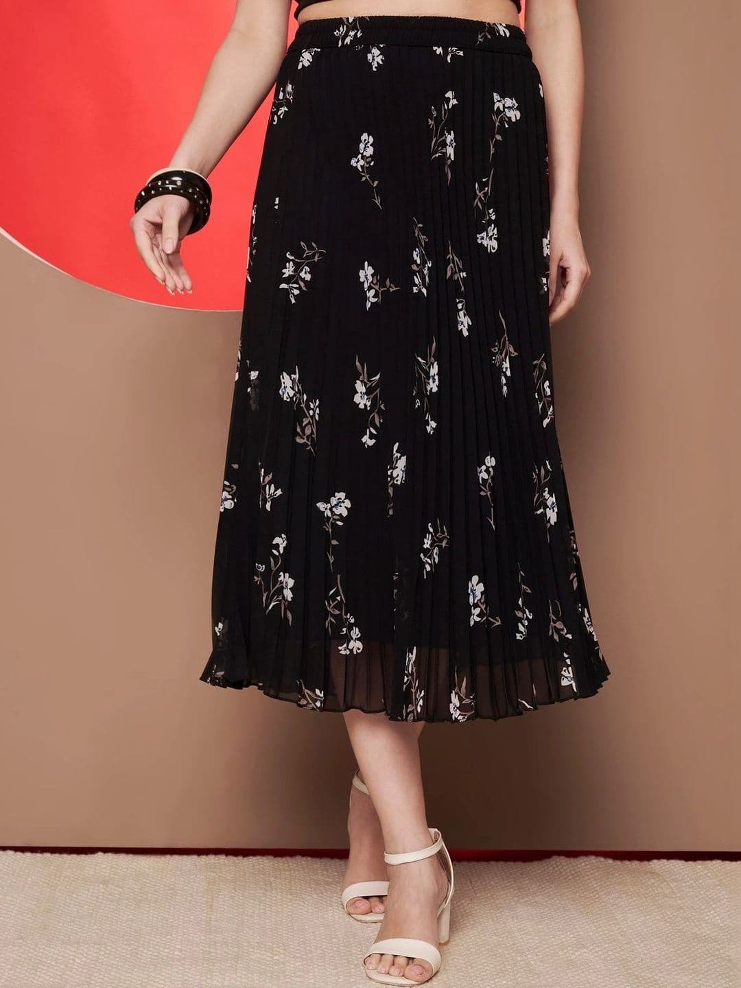 CORSICA Women Floral Midi A-Line Skirt - view 1