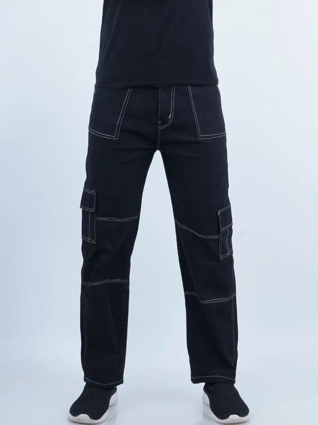 R.Code by The Roadster Life Co. Men Classic Relaxed Fit Mid-Rise Stretchable Jeans - view 1