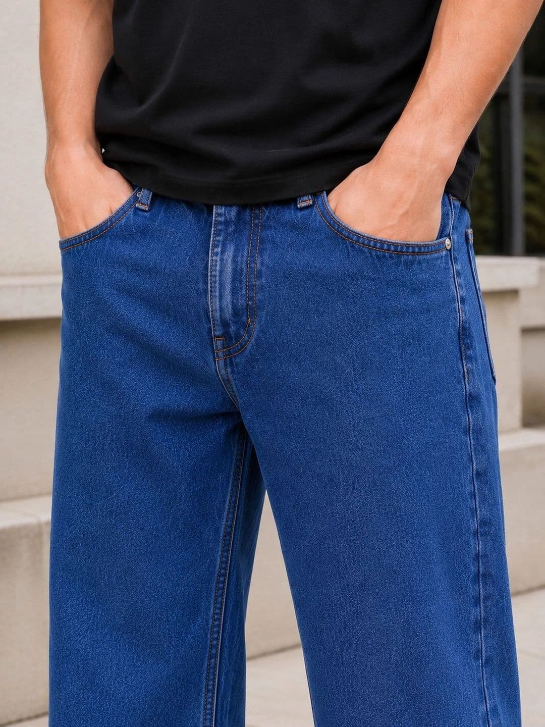 MQ Denim Men Straight Fit Mid-Rise Jeans thumbnail 6