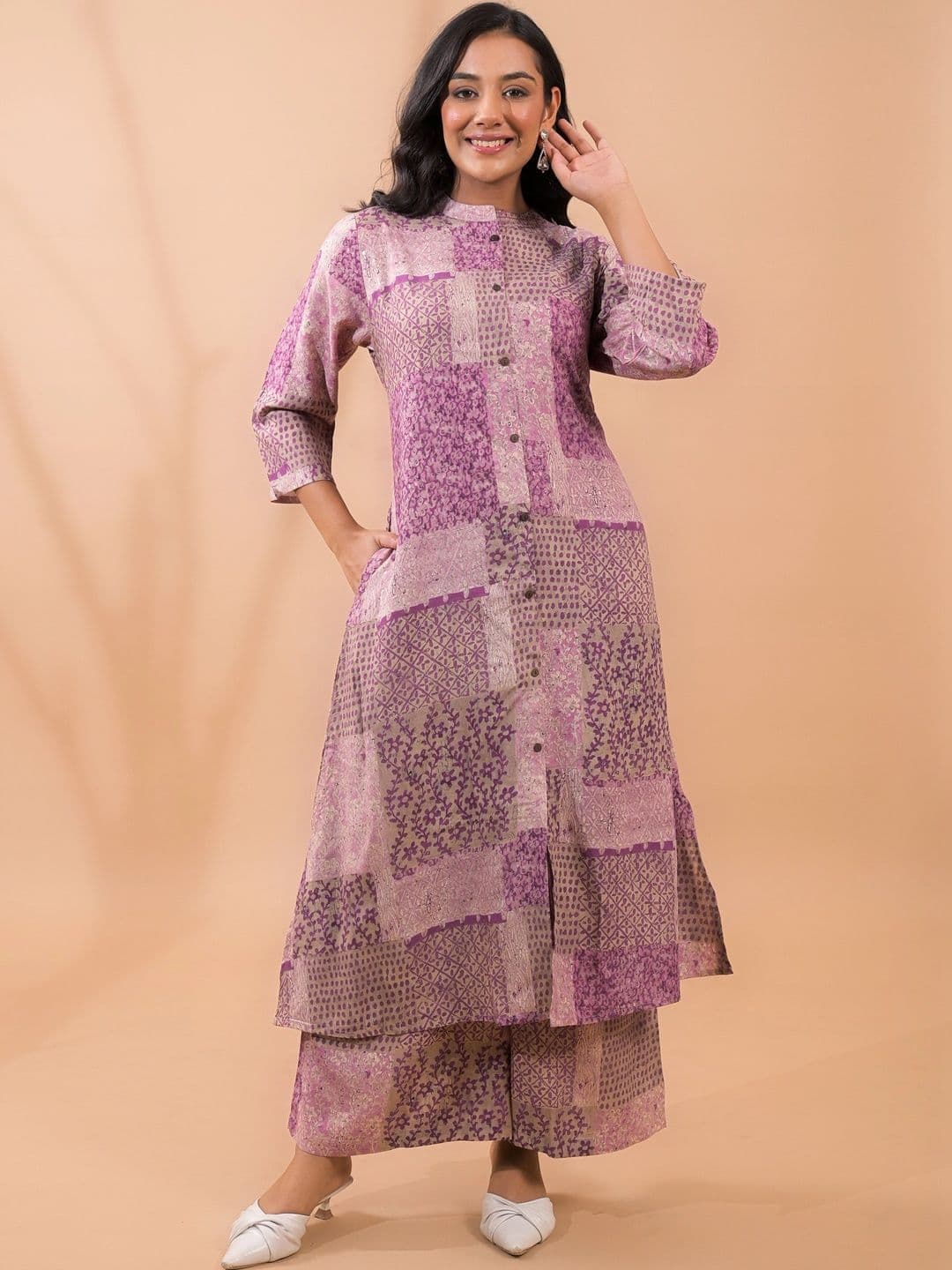 SAANWRI Women Ethnic Motifs Printed Kurta thumbnail 4