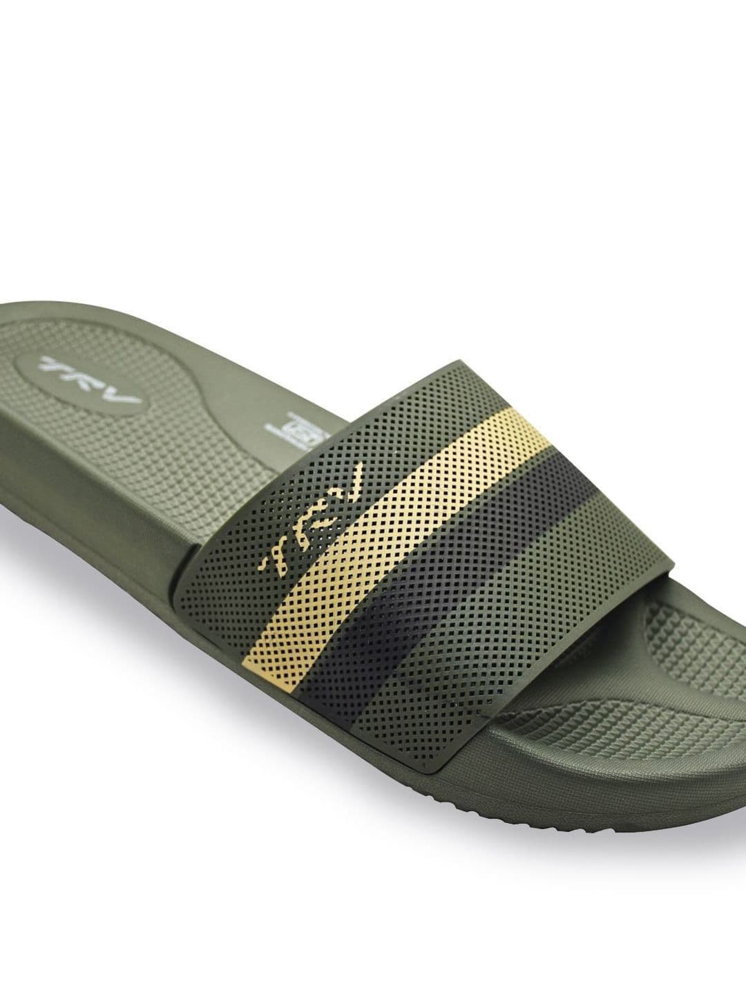 TRV Men Striped Flip Flop Sliders thumbnail 7