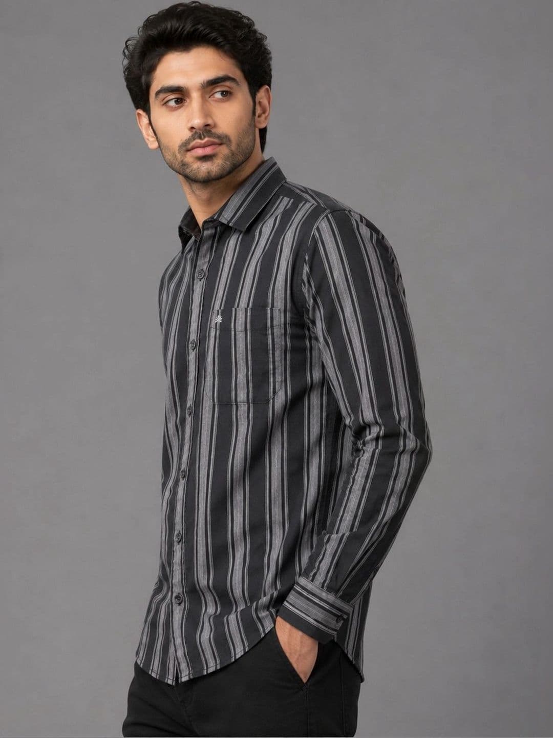 Chennis Men Striped Casual Shirt thumbnail 6