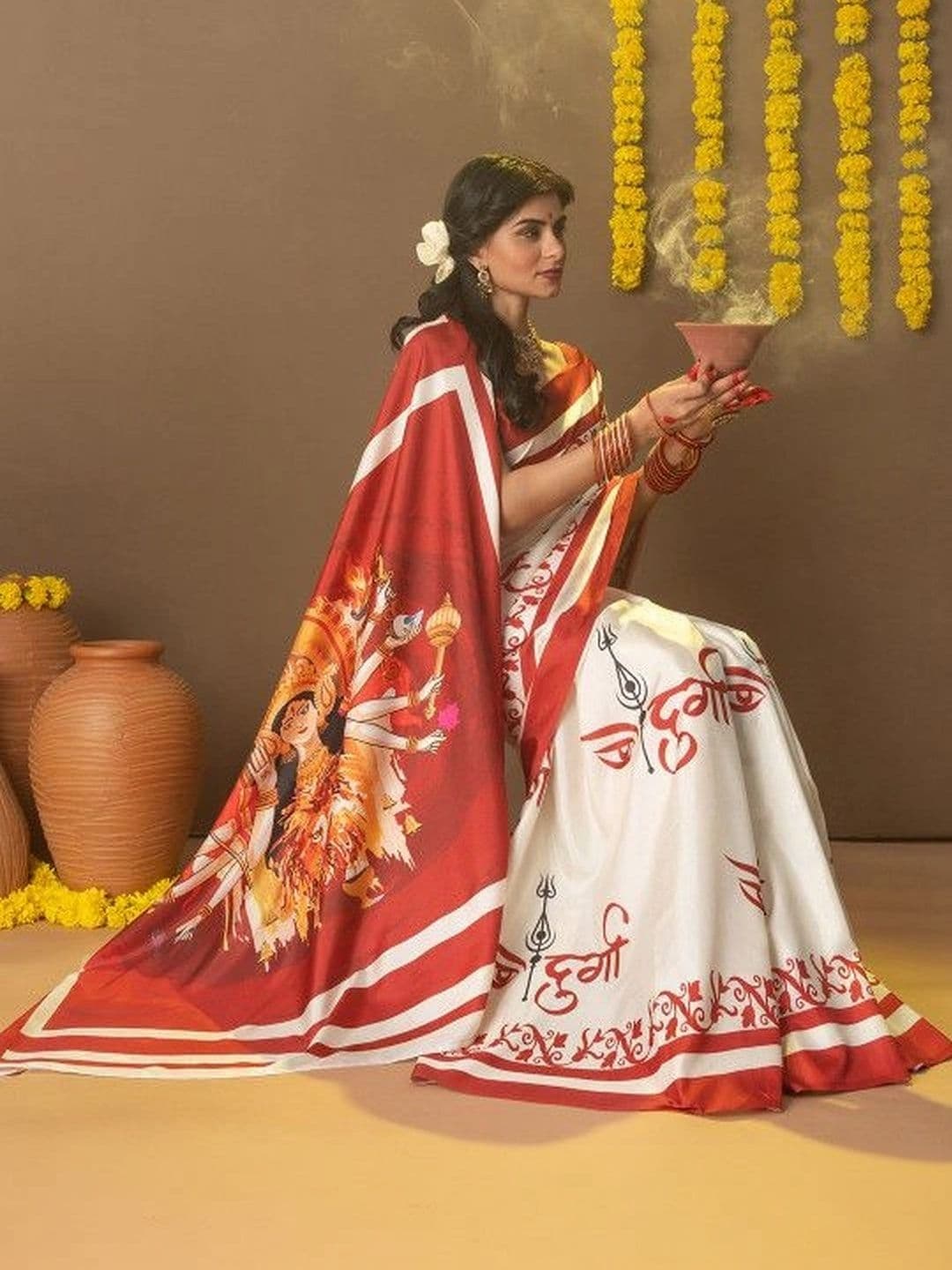 SZN   Pure Cotton Saree thumbnail 3