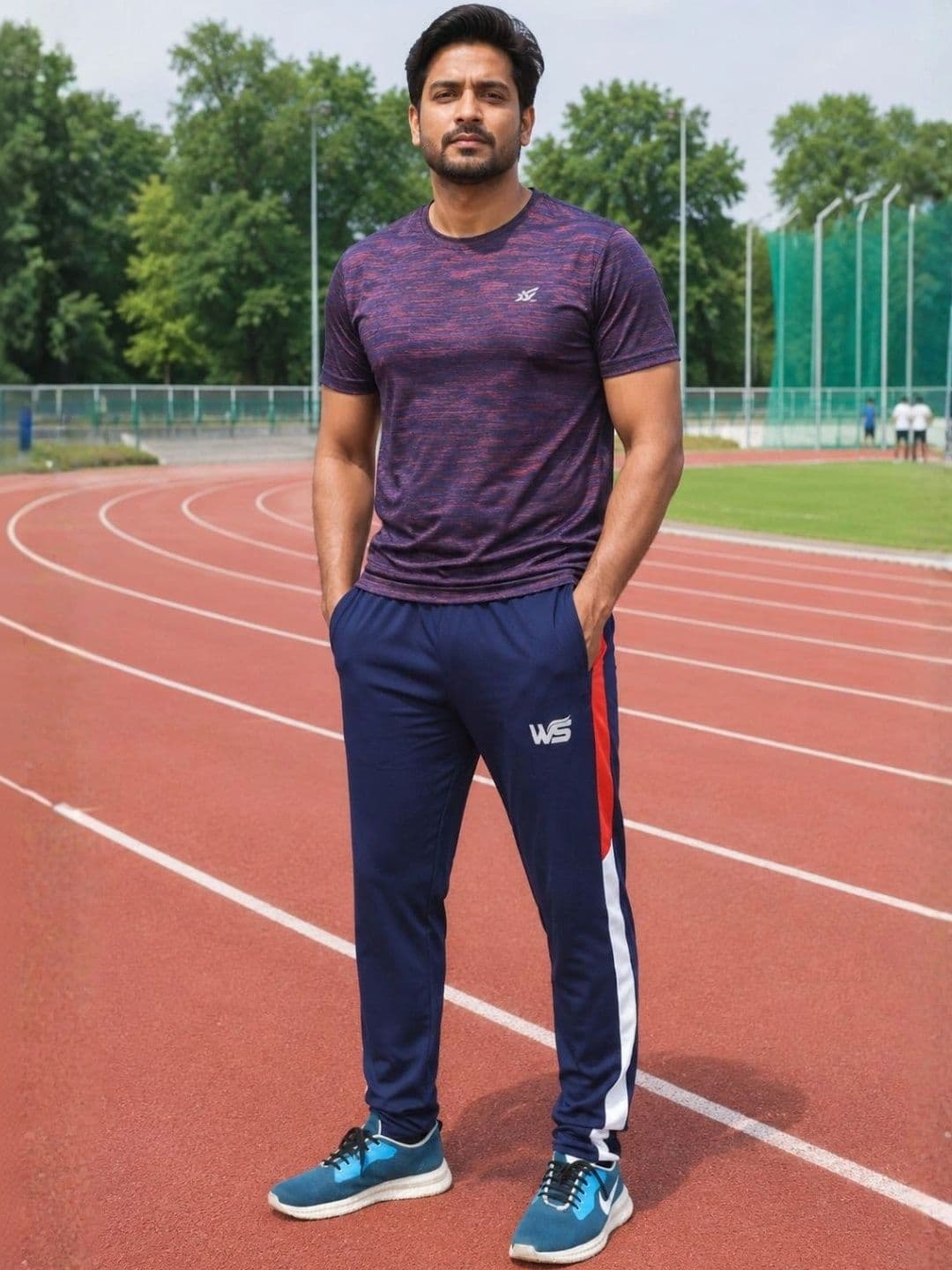 WORLD SPORTS Men Regular Fit Colourblocked Training Track Pants - view 1