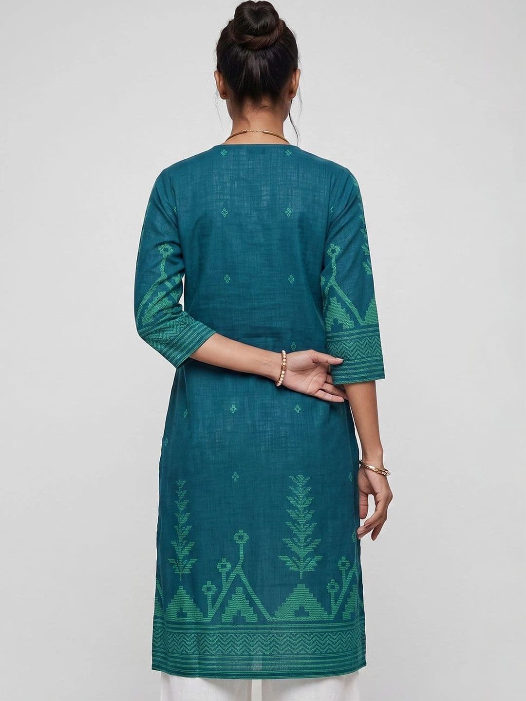 max Women Ethnic Motifs Printed Indie Prints Kurta thumbnail 3