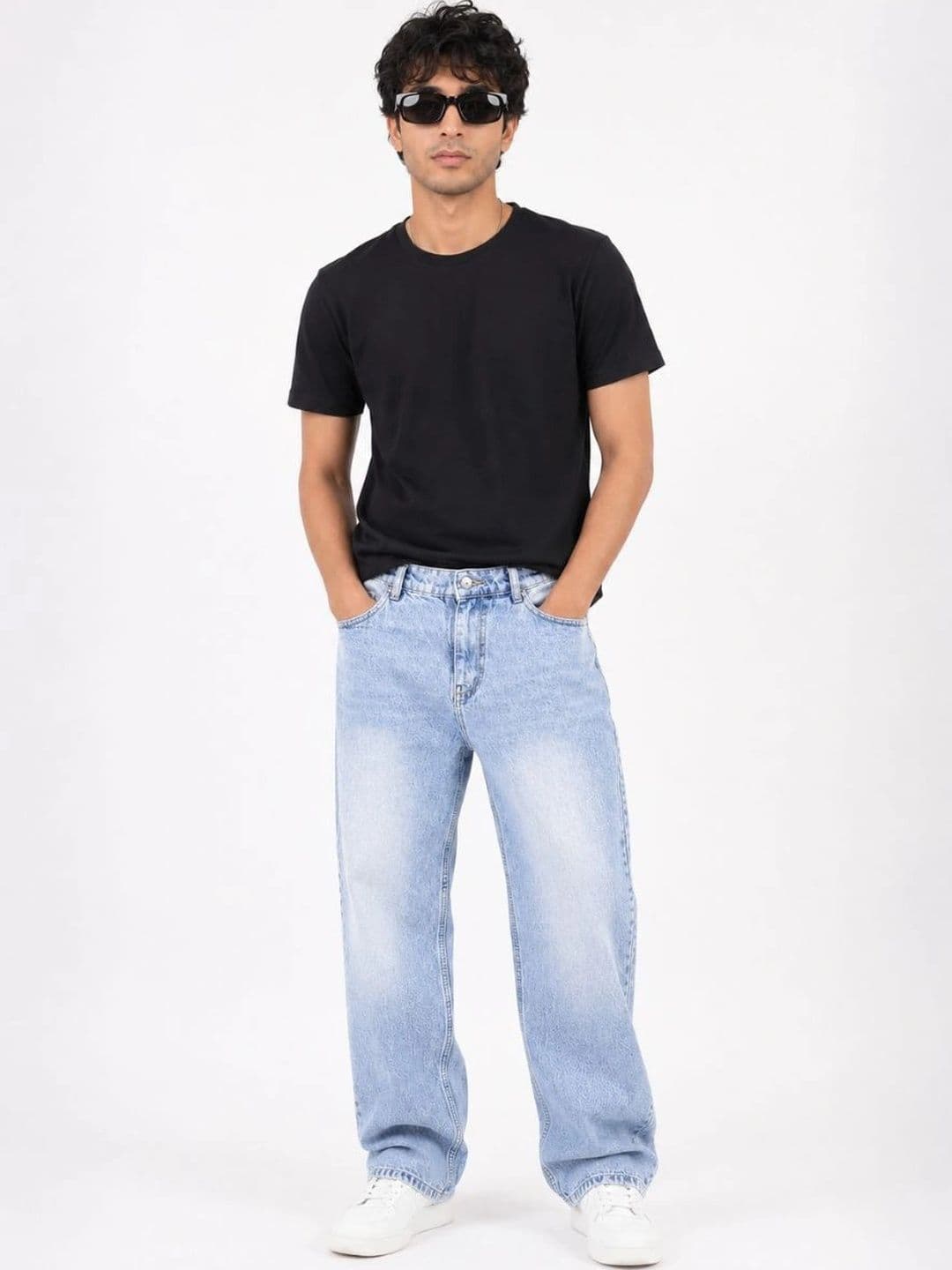 MQ Denim Men Straight Fit Mid-Rise Light Fade Jeans thumbnail 5