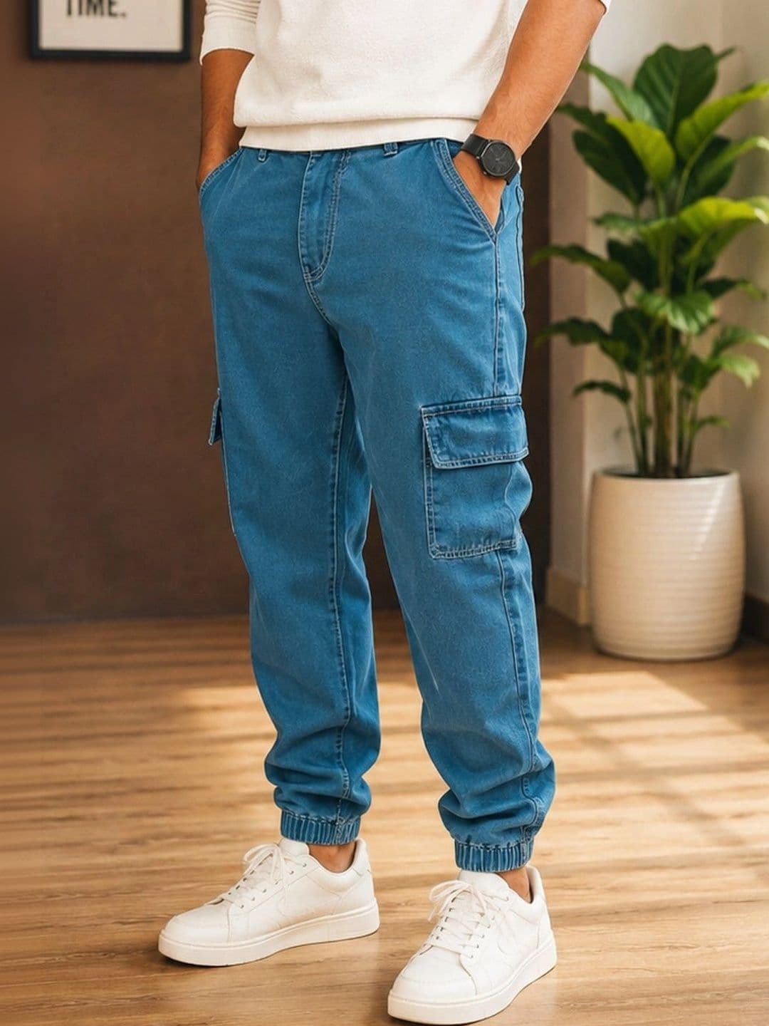 styhub Men Relaxed Fit Mid-Rise Jeans - view 1
