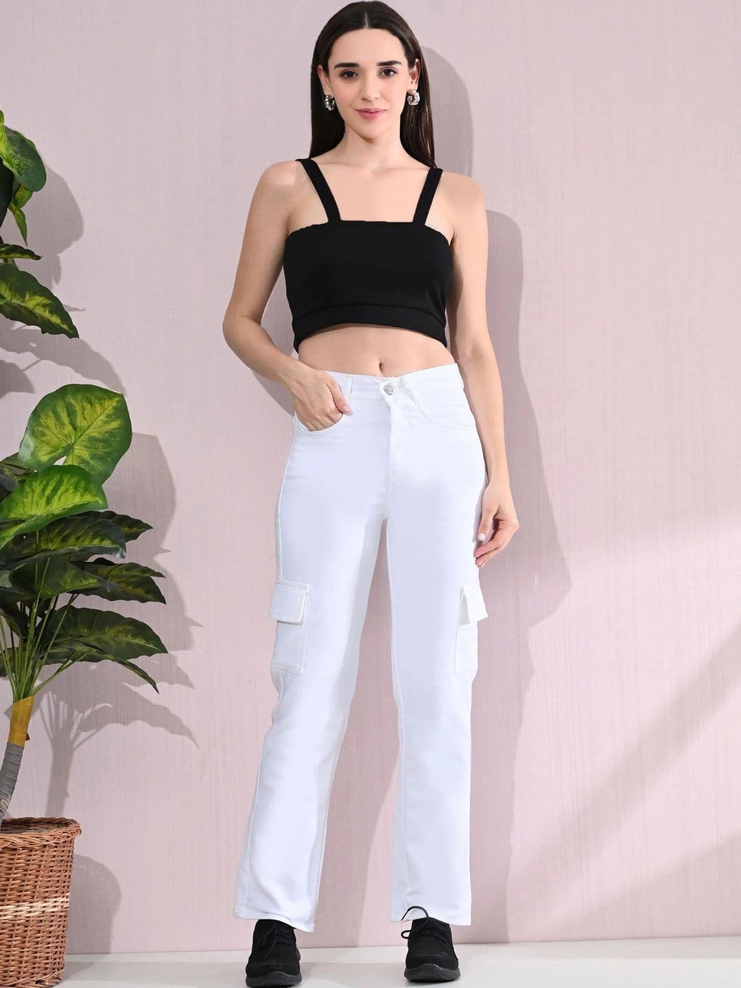 Encrypt Women Classic Regular Fit Mid-Rise Stretchable Jeans thumbnail 5