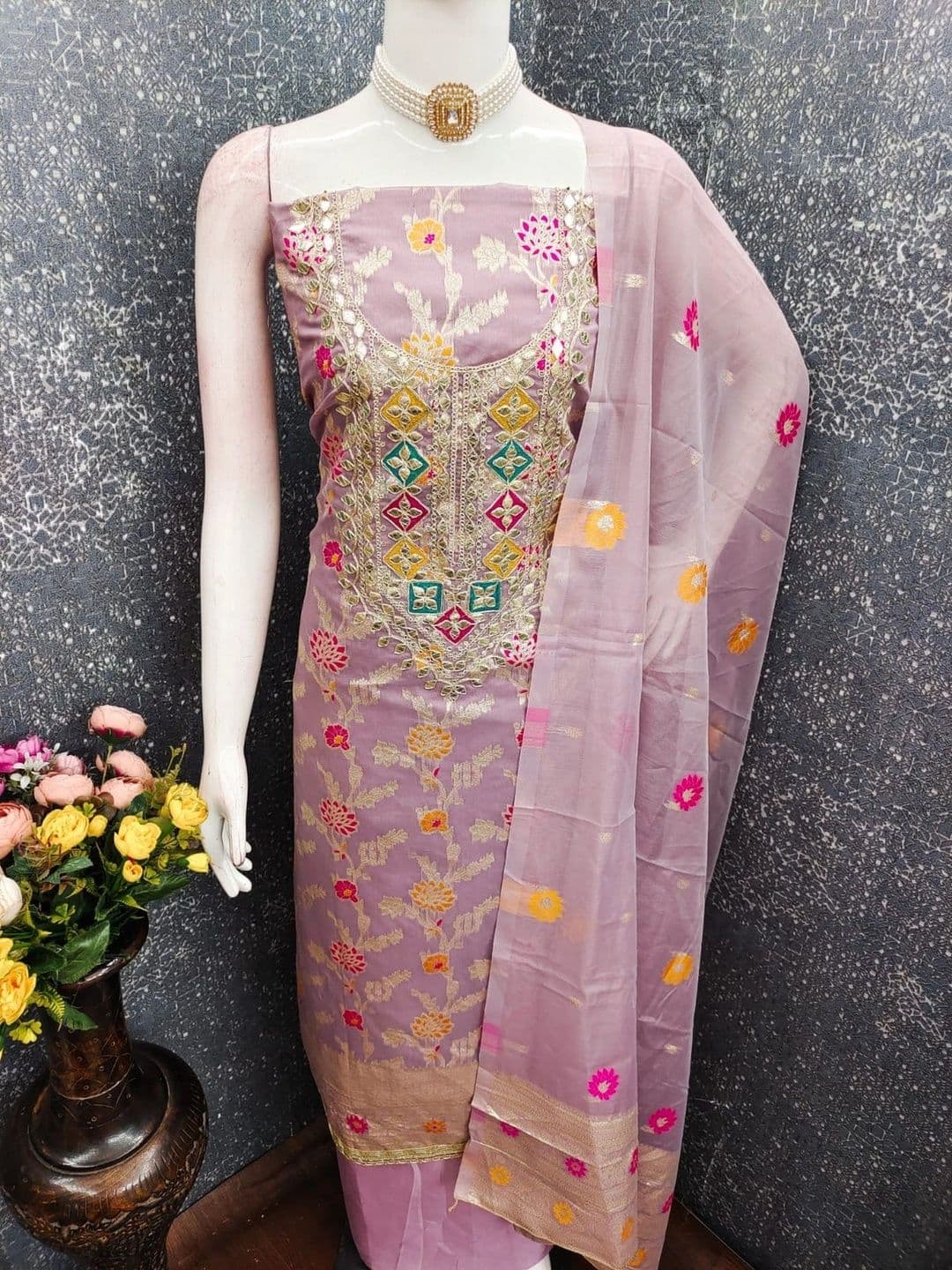 TAVAS Unstitched Dress Material thumbnail 4
