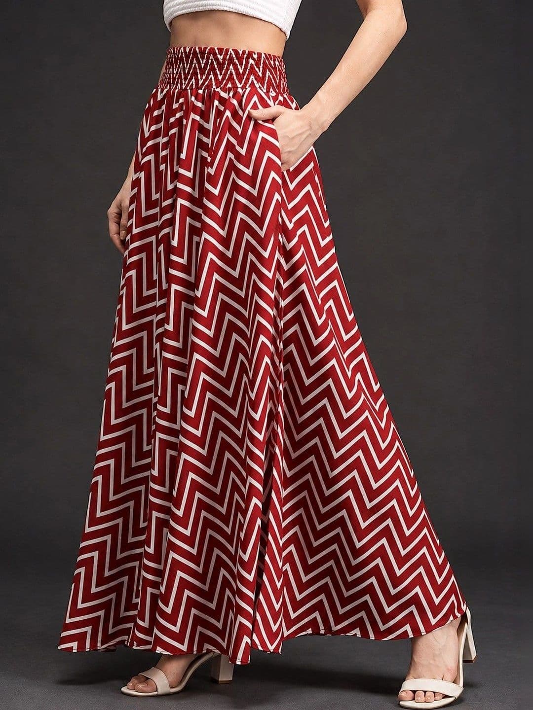NEXSUS Women Printed Palazzos thumbnail 2