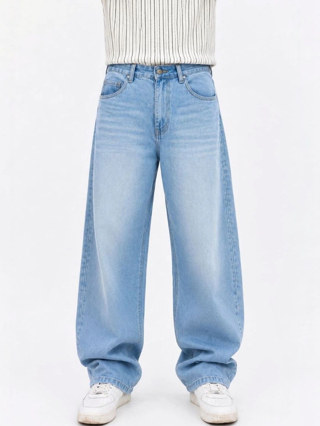 MQ Denim Men Straight Fit Mid-Rise Light Fade Jeans - view 1