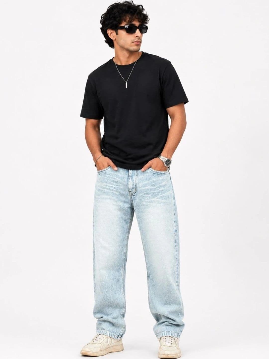 MQ Denim Men Straight Fit Mid-Rise Light Fade Jeans thumbnail 5