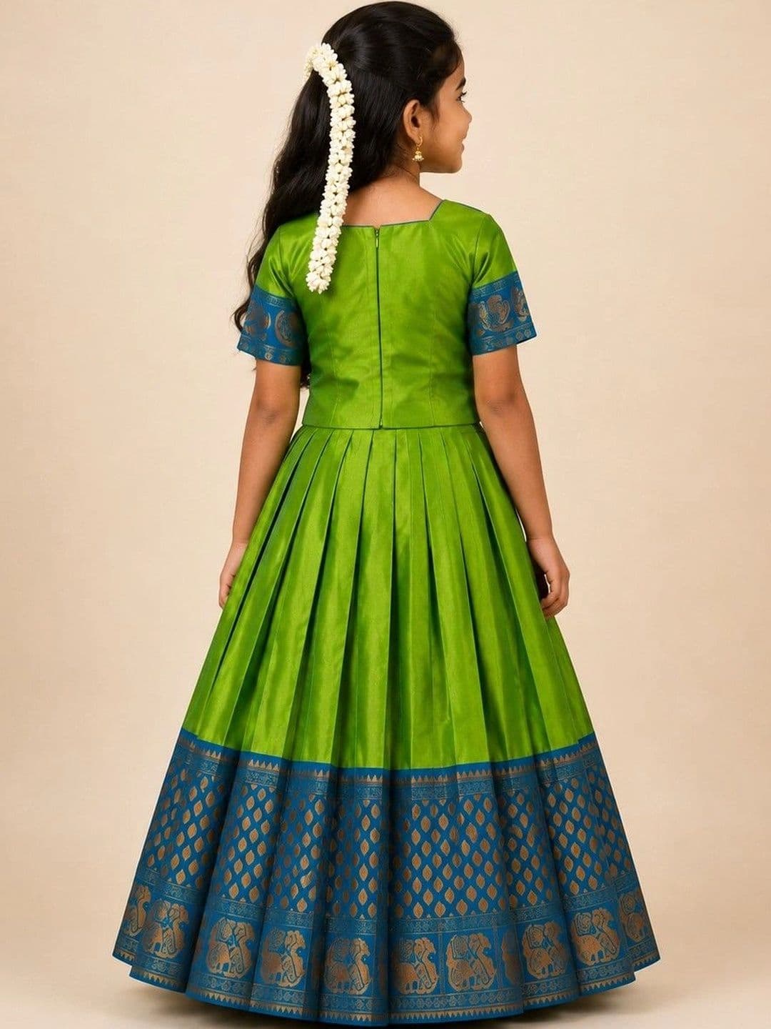 Poppy & Munchkin Girls Ready to Wear Lehenga thumbnail 3